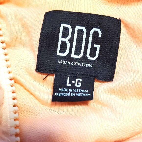 BDG Urban Outfitters Cropped Teddy Jacket - Size L - Picture 6 of 8